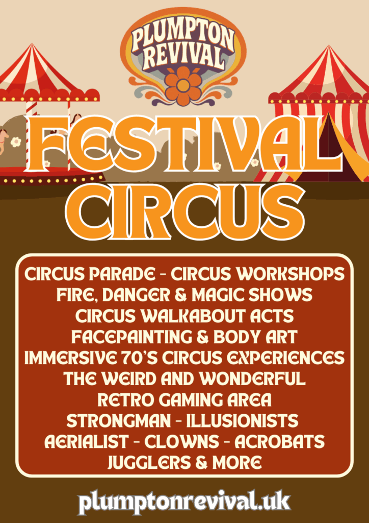 Plumpton Revival Festival Circus Poster