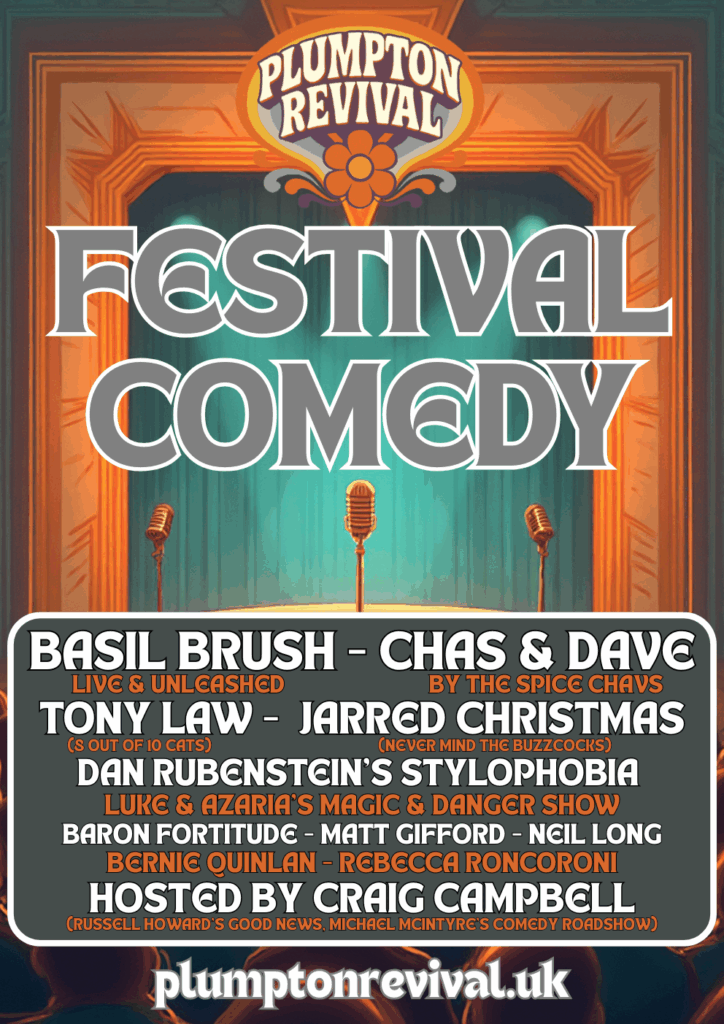Plumpton Revival Festival Comedy Poster